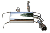 Subaru 08-14 WRX 5-Dörrars Q300 Catback Sportavgassystem Rostfritt Stål (Rullade Kanter) Invidia